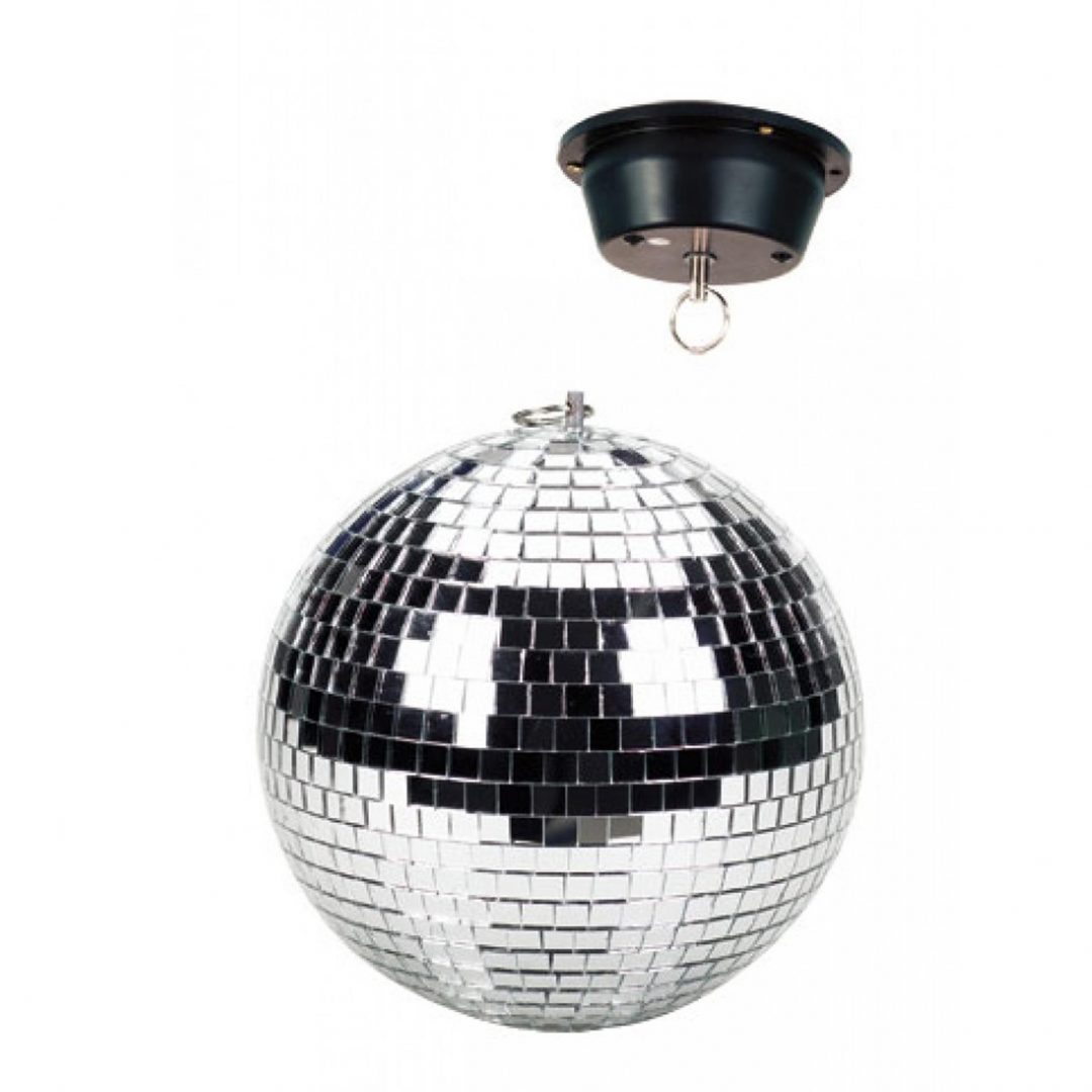 BEAMZ MB20M MIRRORBALL 20CM INCLUDING MOTOR Stage One beamz-mb20m-mirrorball-20cm-including-motor-stage-one