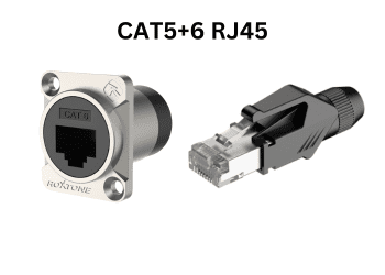 CAT5+6 RJ45 Connectors