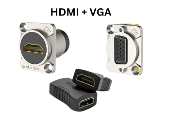 HDMI + VGA Adaptors