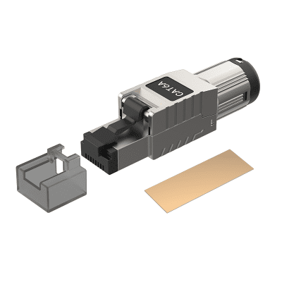 ROXTONE CONNECTOR RJ45 CAT6 SHIELDED IP20
