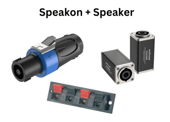 Speakon + Speaker Connectors